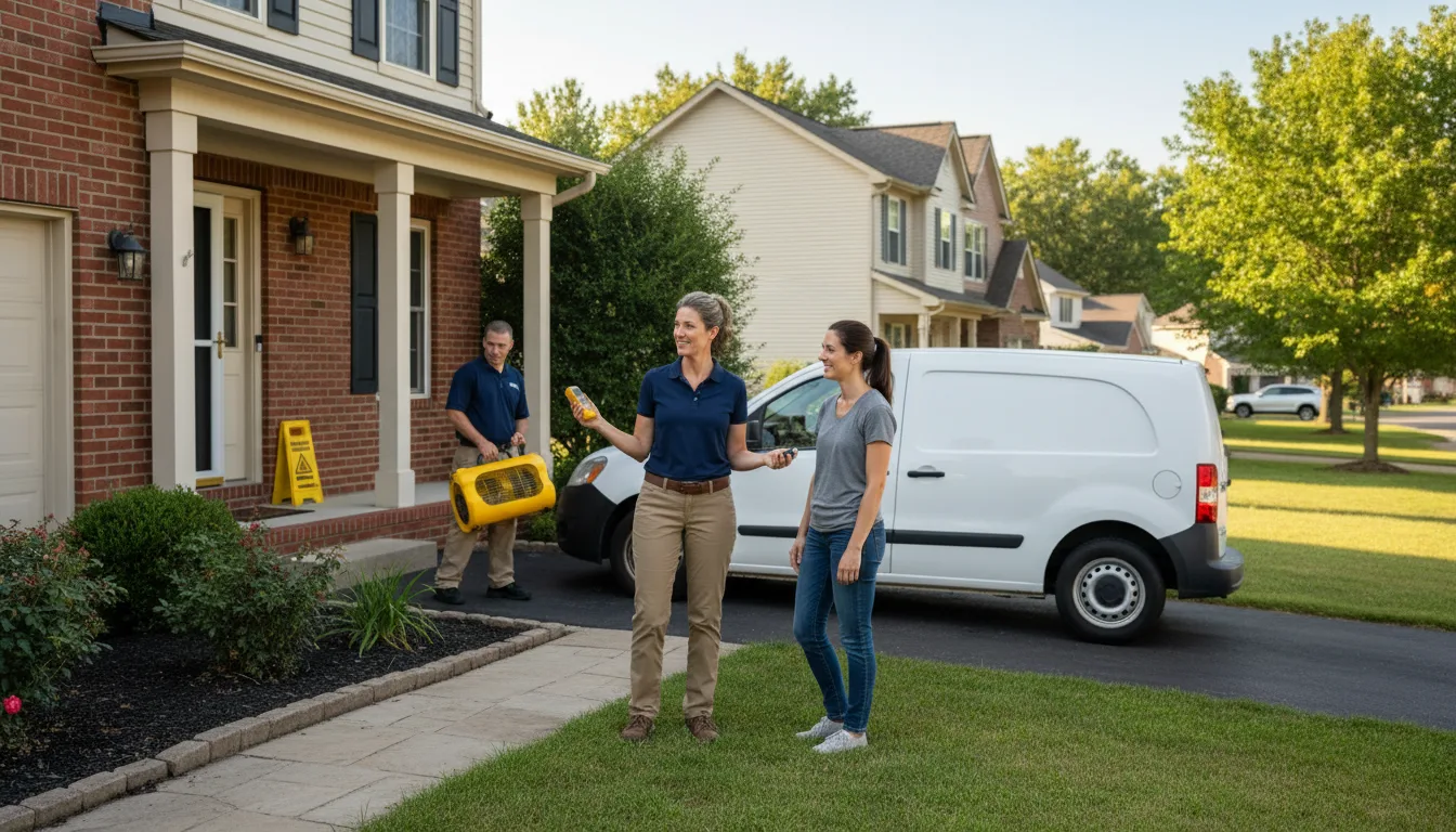 Residential water damage restoration in Ralph, SD
